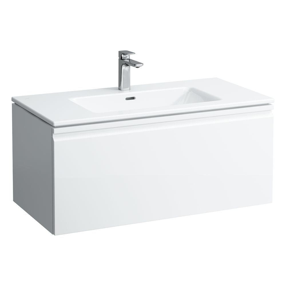 Laufen Pro S - skříňka 100x50 včetně umyvadla, bílá lesklá H8609654751041