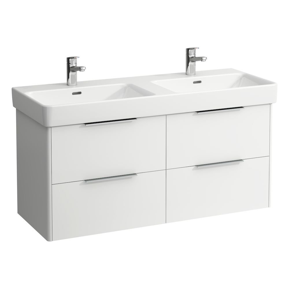 Base - skříňka 115,9x43,8 pod dvojumyvadlo H814966, bílá matná