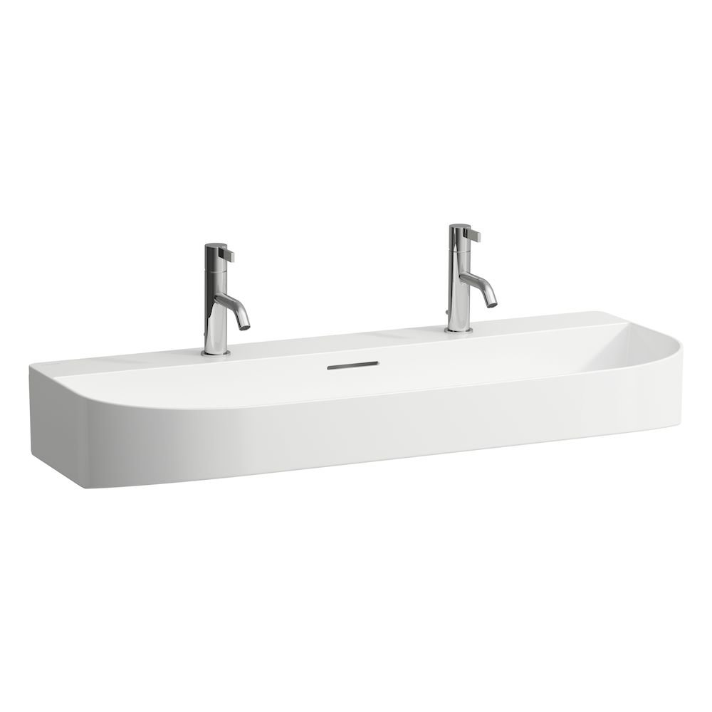 Sonar SaphirKeramik - umyvadlo 100x42, 2 otvory pro baterii