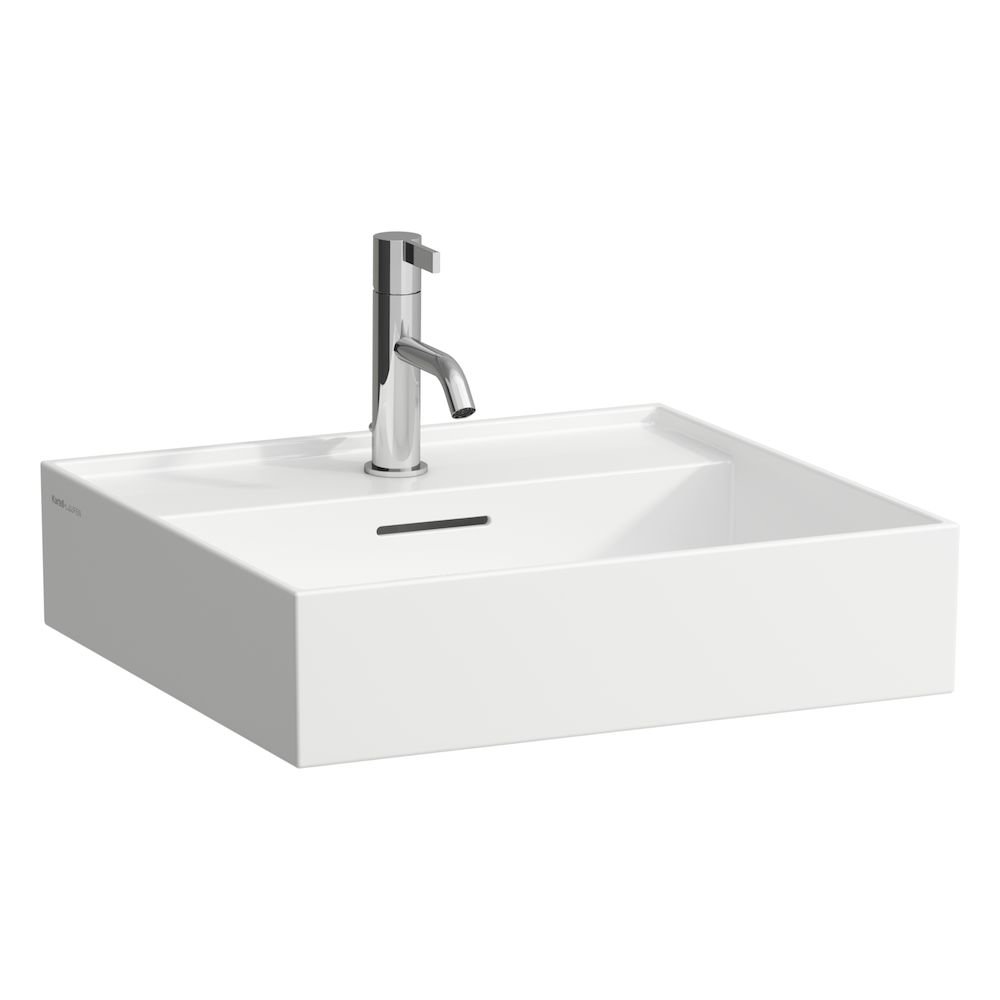 Kartell by Laufen - umývátko nábytkové 46x28, baterie vlevo, bez přepadu H8163320001041