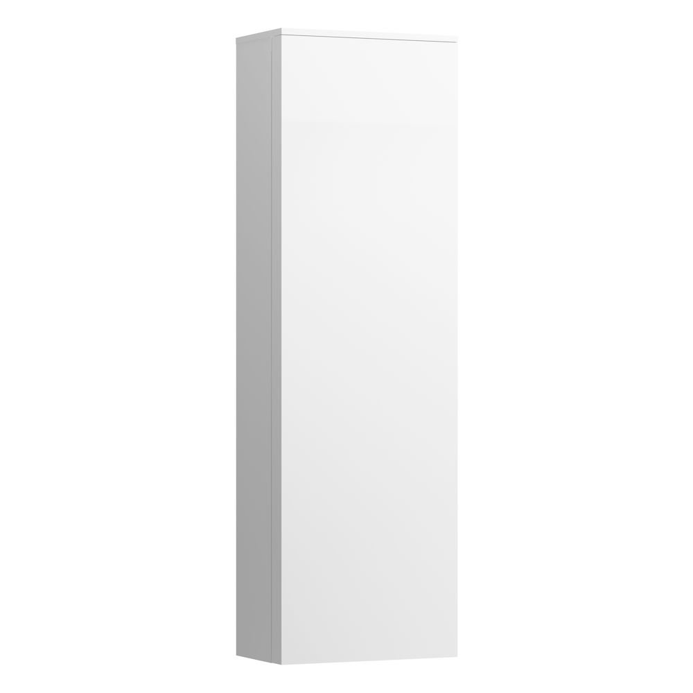 Kartell by Laufen - vysoká skříňka 130x40, panty vlevo, bílá matná
