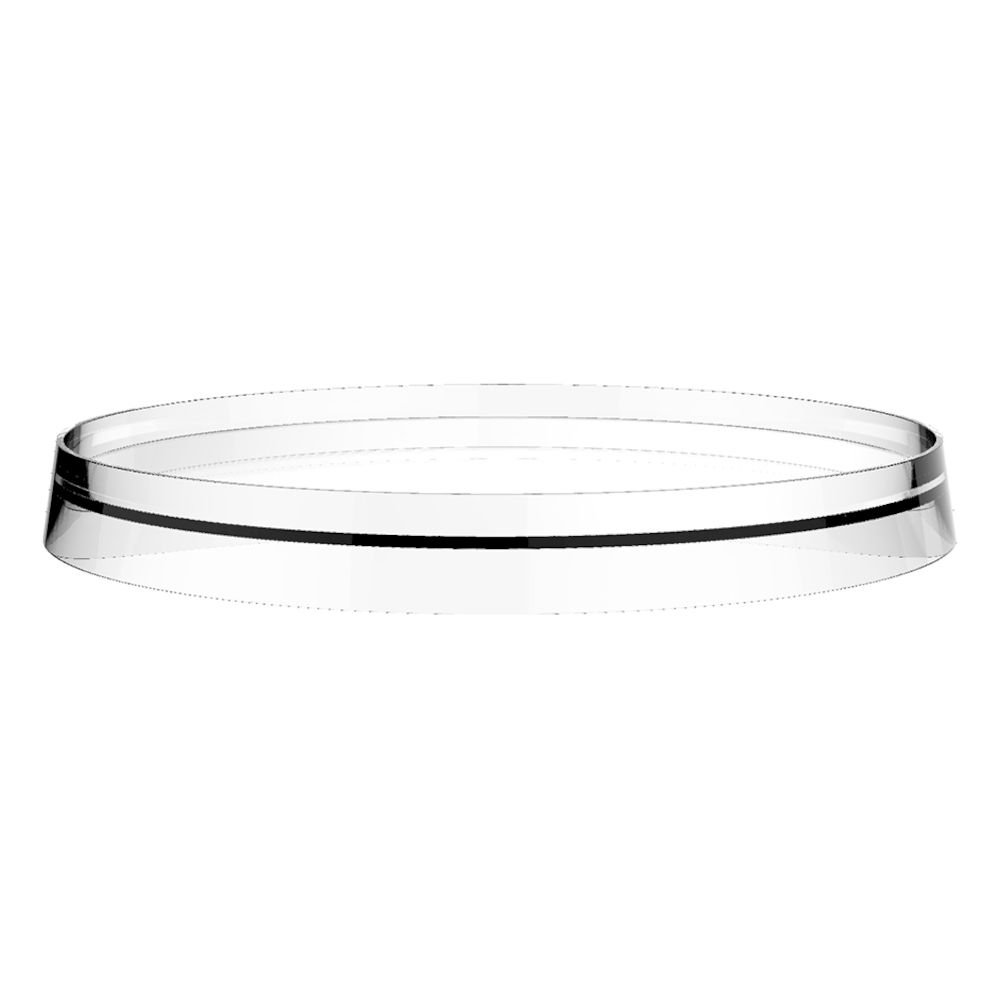 Kartell by Laufen - plastový disk 183 mm, transparentní