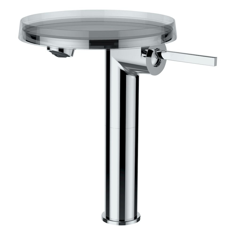 Kartell by Laufen - umyvadlová páková baterie (Disk), vysoká, bez automatické výpusti H3113380041101