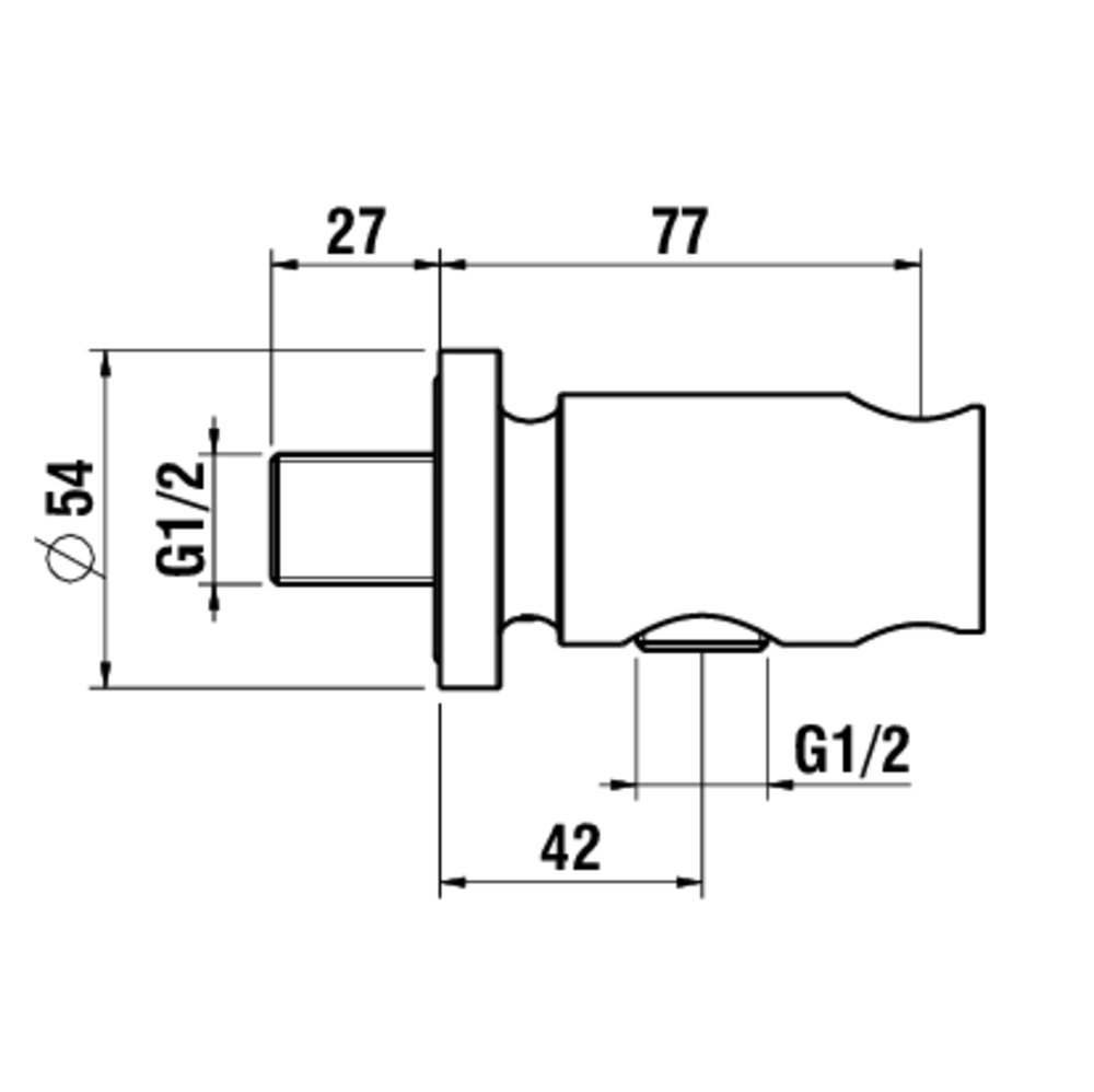 Náhled The New Classic - připojení sprchové hadice s držákem ruční sprchy