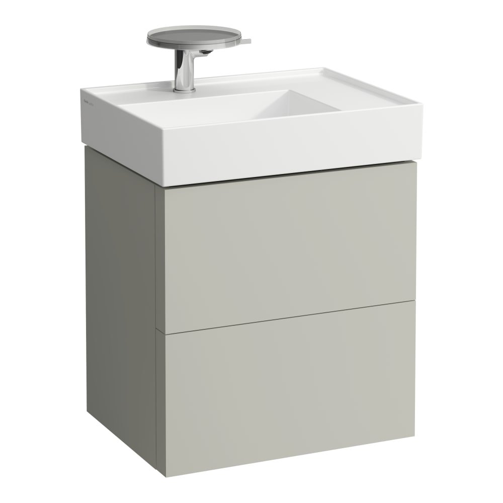 Kartell by Laufen - skříňka 58x45 pod umyvadlo H810334, oblázkově šedá H4075580336411