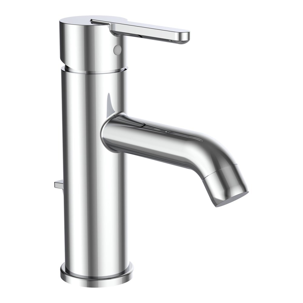 Lua Essentials - umyvadlová páková baterie, vyložení 115 mm, s automatickou výpustí