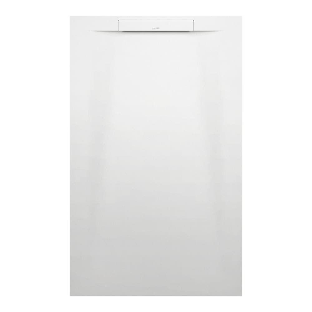 Laufen Pro - vanička obdélníková 130x80 s lineárním odtokem na kratší straně, Marbond bílá