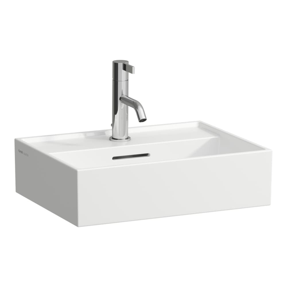 Laufen Kartell by Laufen - umývátko 45x34, otvor pro baterii, přepad H8153300001041