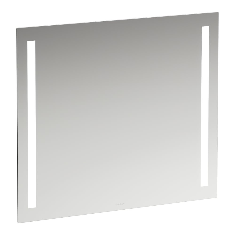 Laufen Lani - zrcadlo 80x70 cm, vertikální LED osvětlení, bez rámu, IP 44, 4000 K, pro externí vypínač H4038541121441