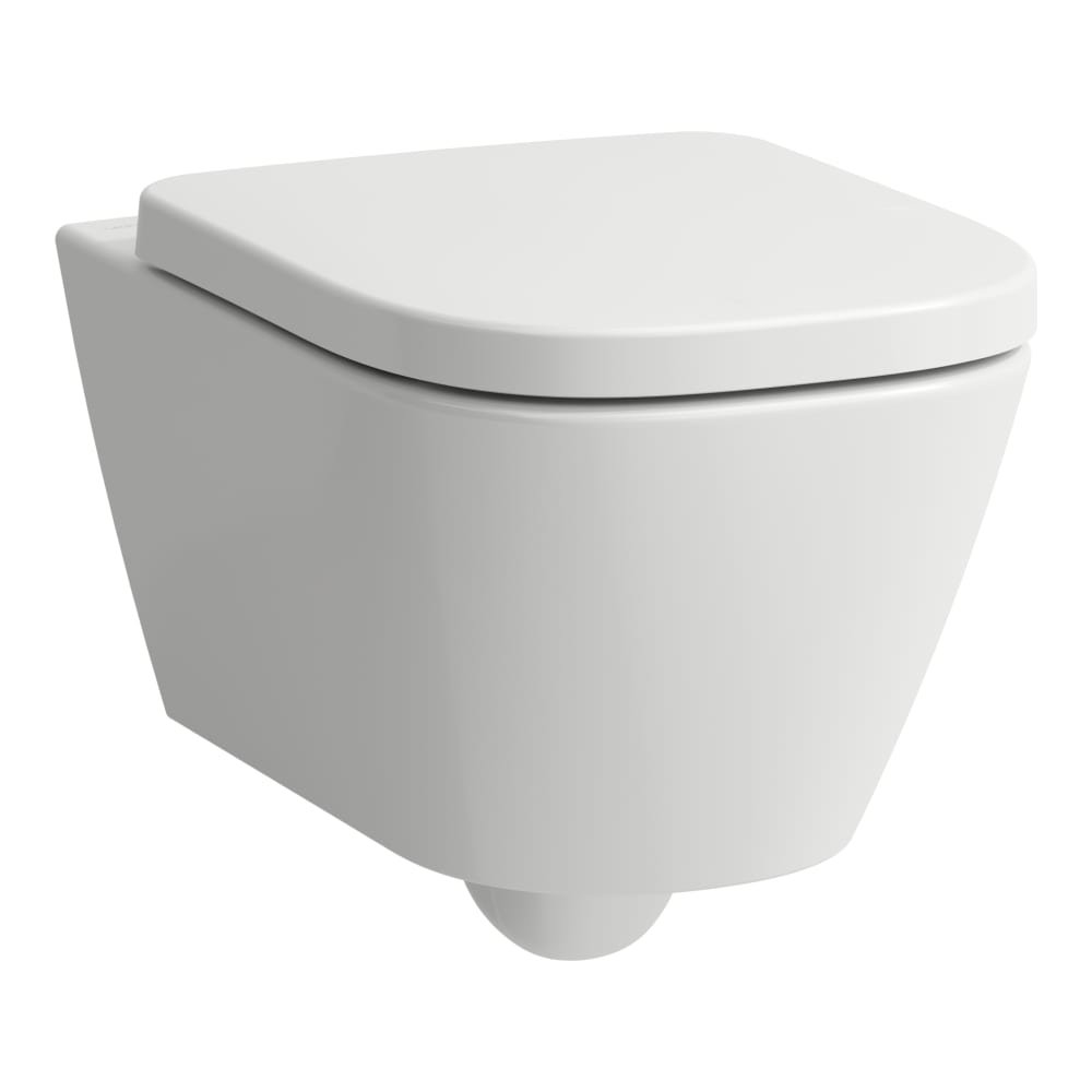 Meda - závěsný klozet, Silent flush, rimless, hluboké splachování, advanced, bez sedátka