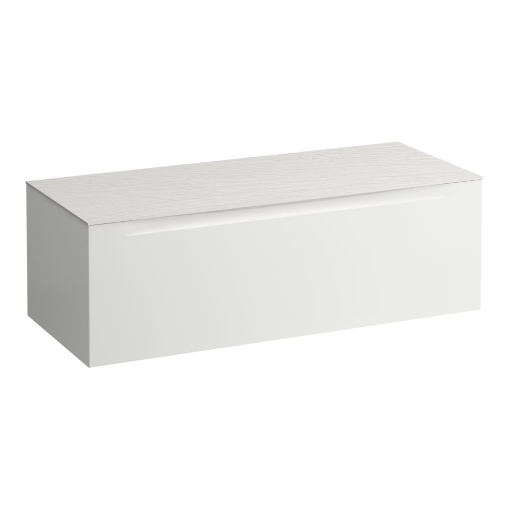 Náhled Arun - zásuvkový element 1200, s jednou zásuvkou, bez výřezu, s vrchní deskou Ardesia Bianca