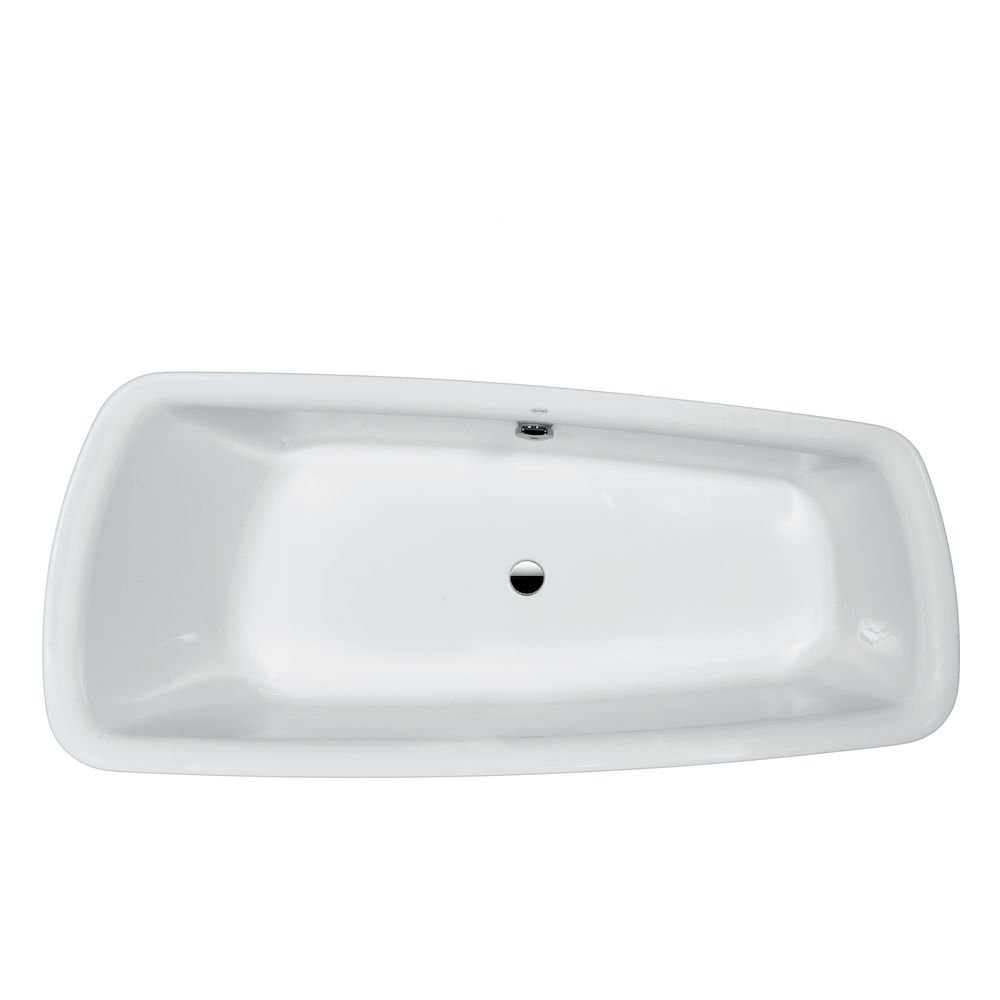 Palomba - vana 180x80, vestavná (k obezdění), okraj vany 8 cm