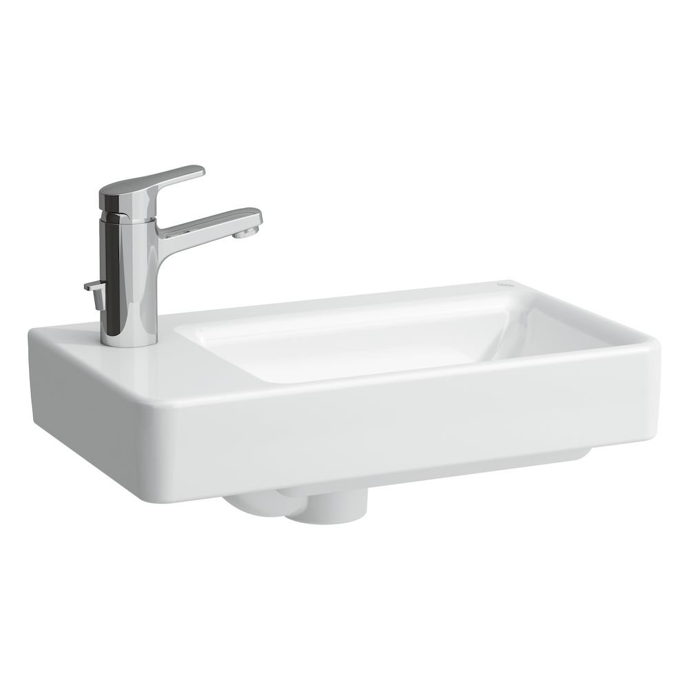 Laufen Pro S - umývátko levé 48x28, otvor pro baterii, přepad