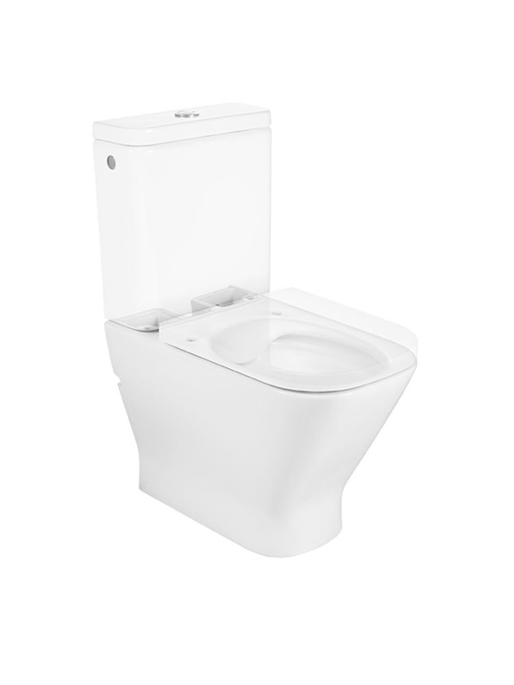 Roca Compact the Gap - WC mísa kombi rimless, hluboké splachování, vario odpad, bez nádržky (spodní) a sedátka A34273700H