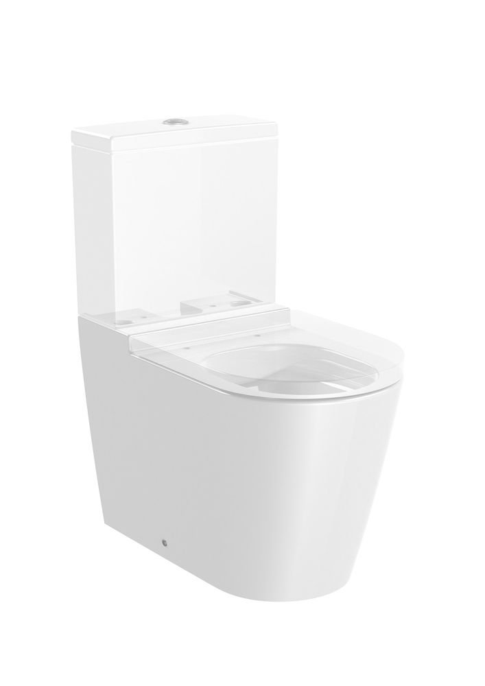 Inspira Round - WC mísa kapotovaná kombi, hluboké splachování, bez nádržky a sedátka A342526000