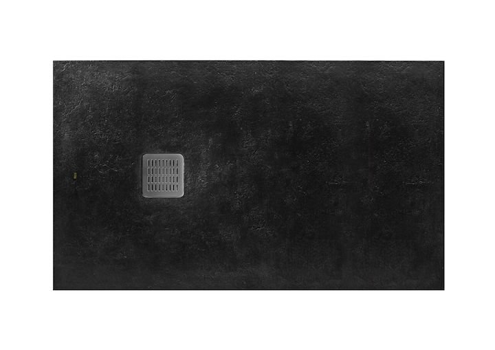 Terran - sprchová vanička ze Stonexu obdélníková 140x70 cm, černá AP1015782BC01400