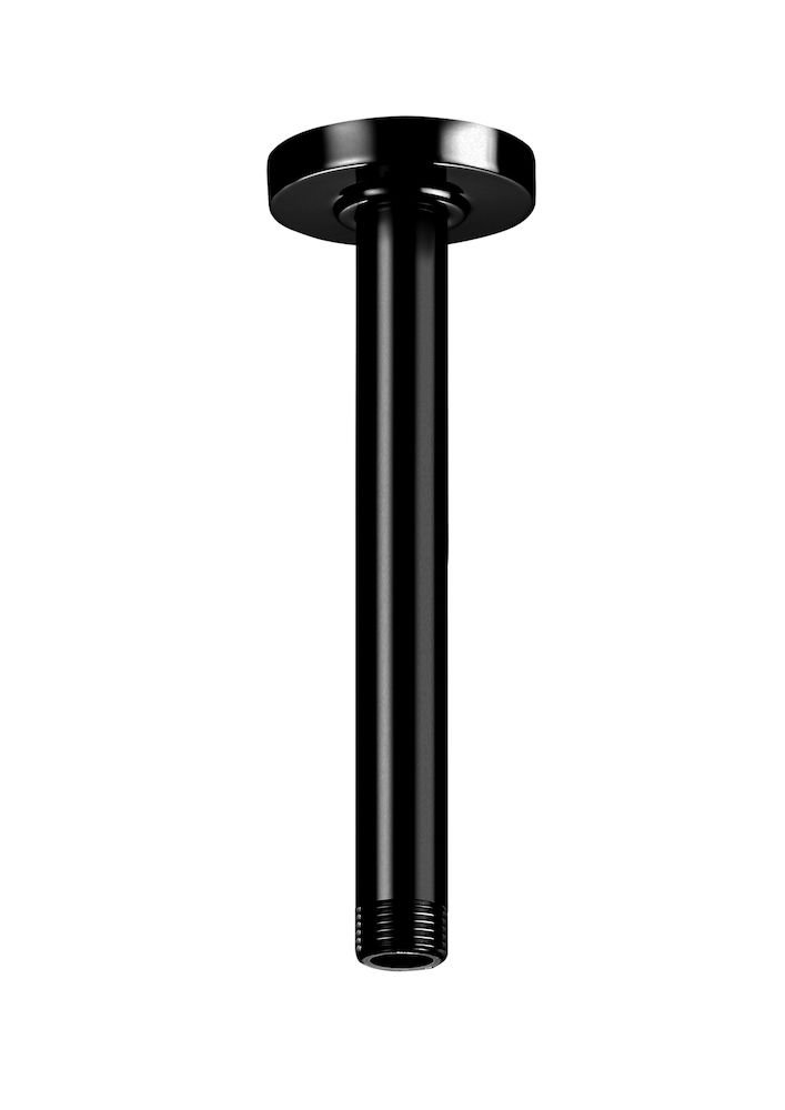 Rainsense - sprchové rameno 20 cm, černá lesklá