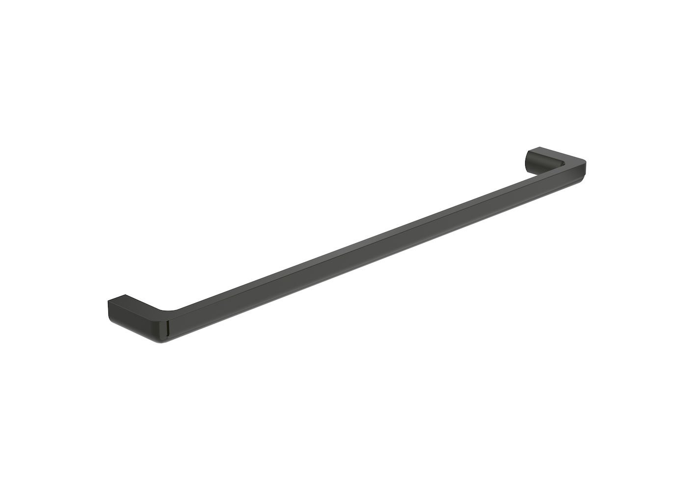 Tempo - závěsná tyč na ručníky 60 cm, černá lesklá