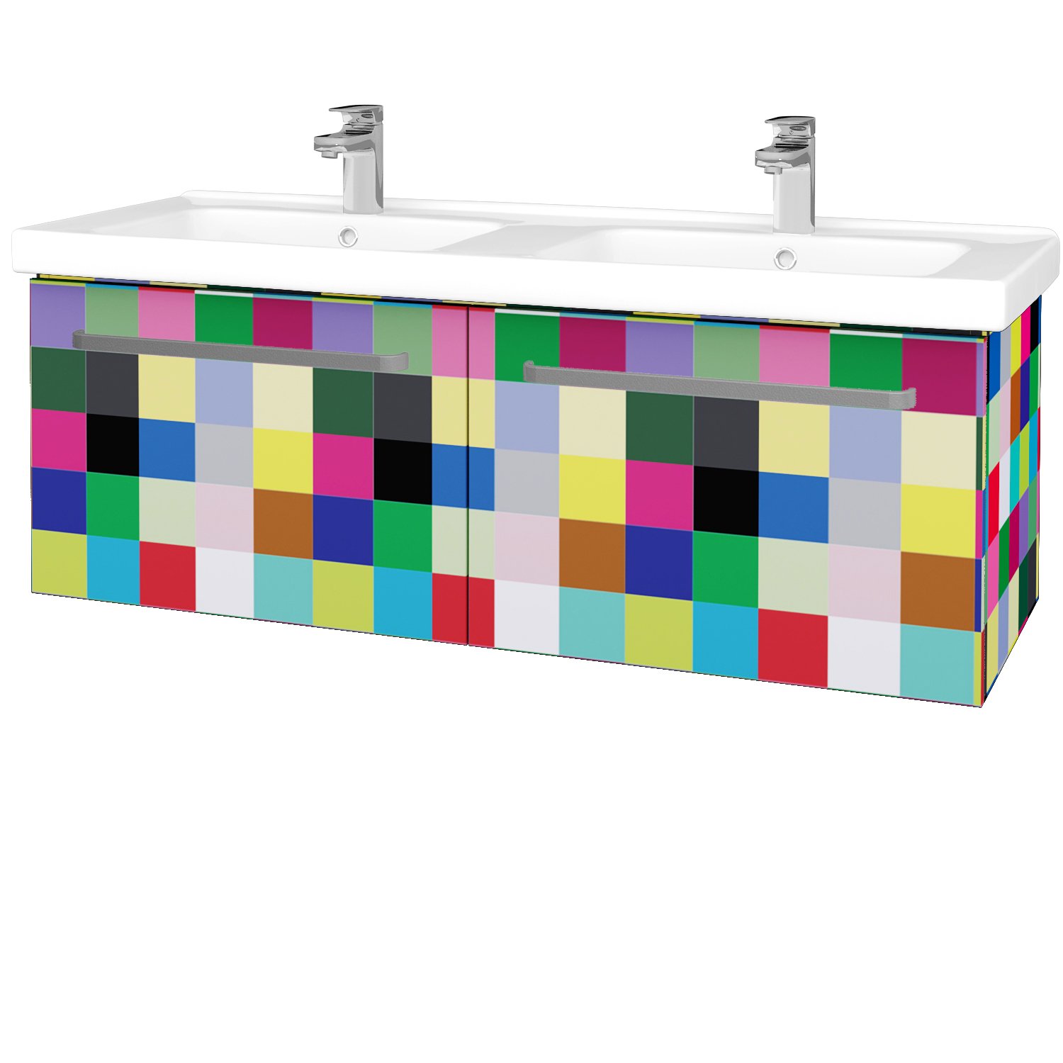 Big Inn SZZ 125 - skříňka s umyvadlem 125 cm, závěsná, CS III
