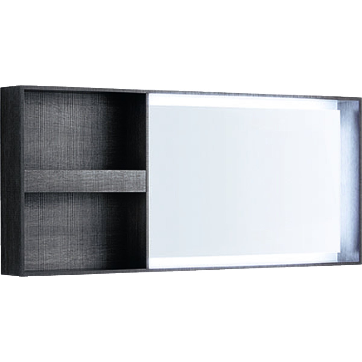 Geberit - Keramag Citterio - zrcadlová skříňka 133,4x58,4 s osvětlením, dub 500.571.JJ.1