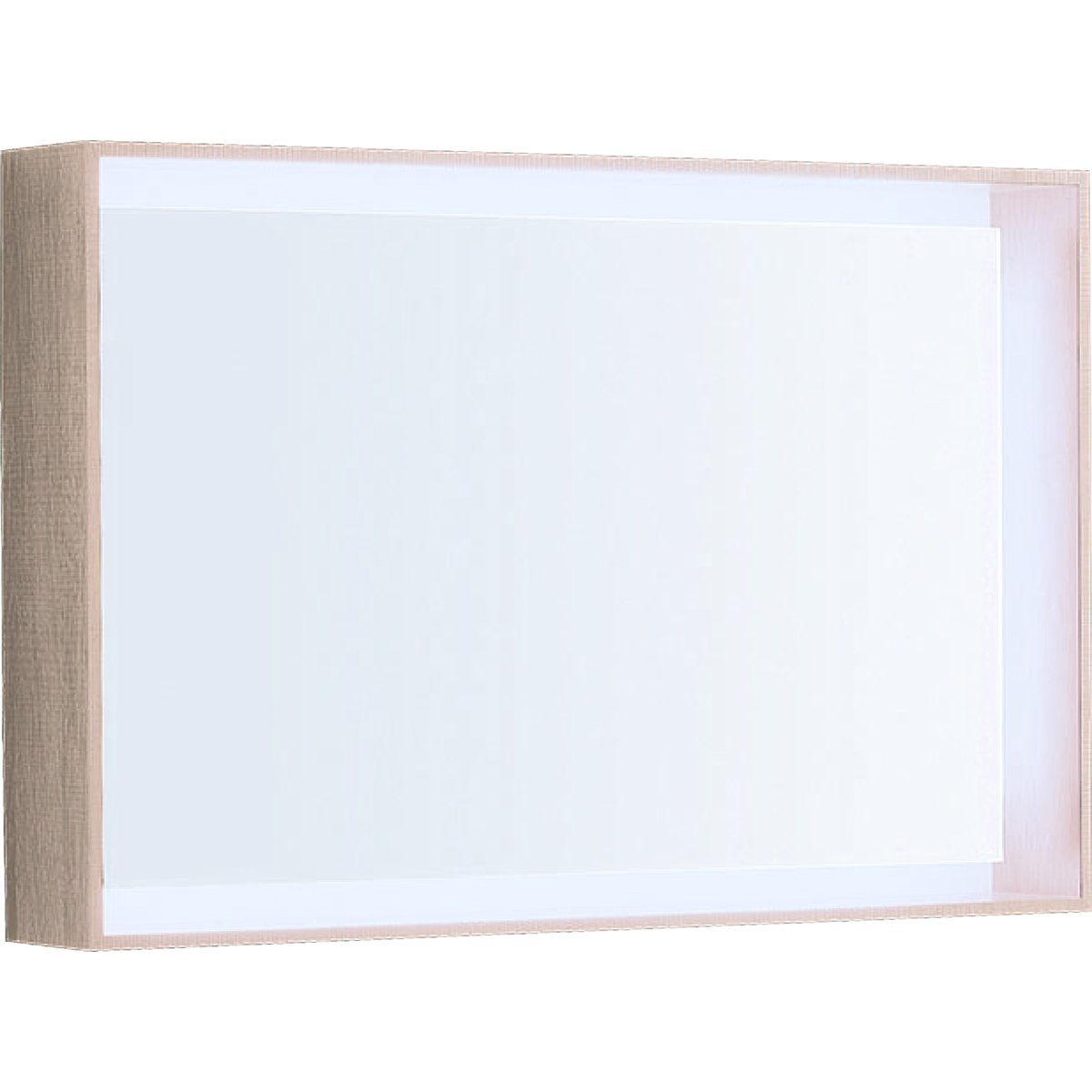 Geberit - Keramag Citterio - zrcadlová skříňka 88,4x58,4 s osvětlením, dub 500.572.JI.1