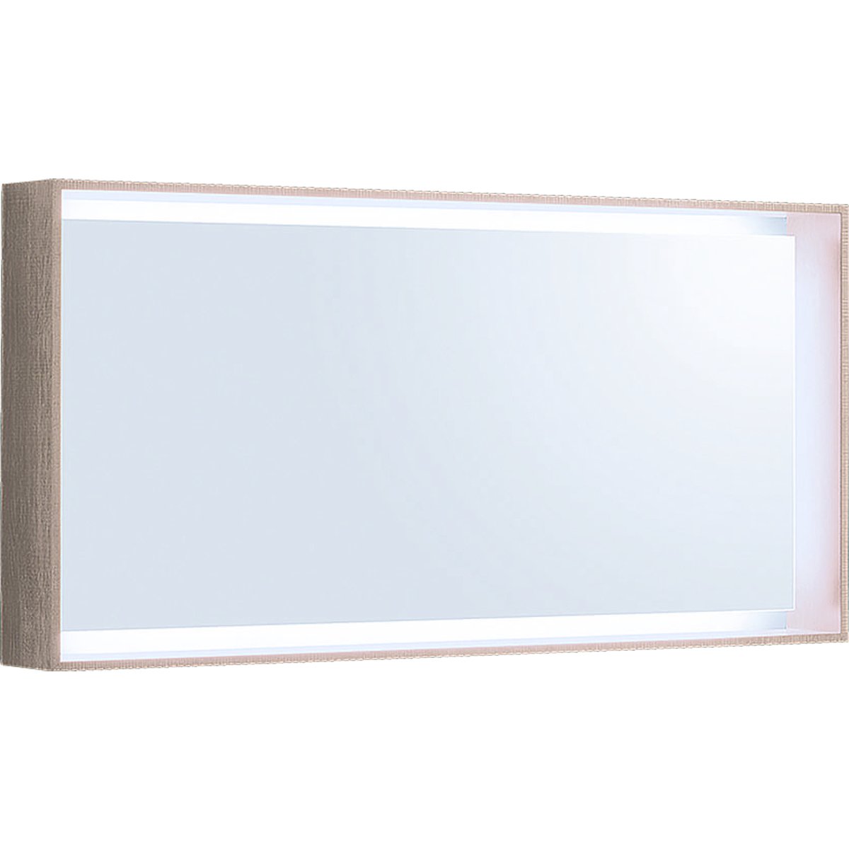 Geberit - Keramag Citterio - zrcadlová skříňka 118,4x58,4 s osvětlením, dub 500.570.JI.1