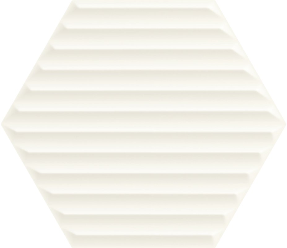 Woodskin bianco heksagon struktura B - obkládačka 19,8x17,1 bílá 157743