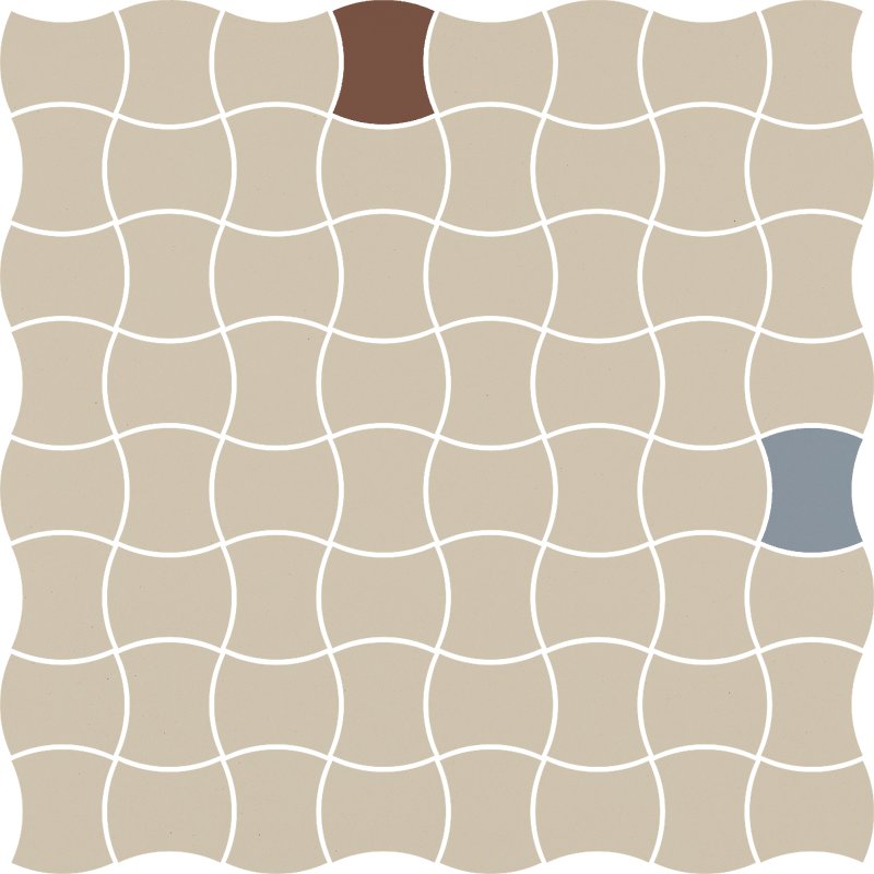 Modernizm bianco mozaika prasowana mix A - dlaždice mozaika 29,8x29,8 bílá 157240