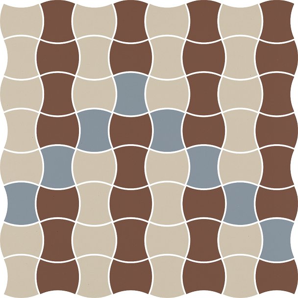 Modernizm bianco mozaika prasowana mix B - dlaždice mozaika 29,8x29,8 157241