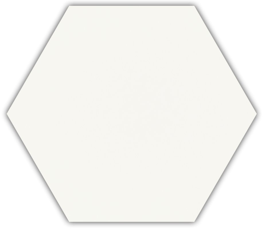 Shiny Lines bianco hexagon - dlaždice šestihran rektifikovaná 17,1x19,8 bílá 157728