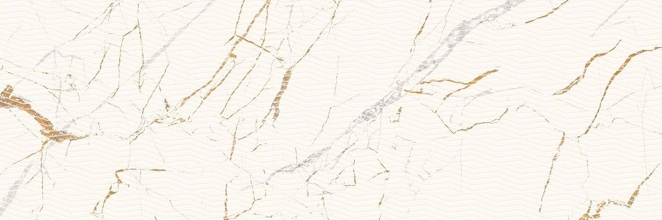 Guarda bianco dekor poler - obkládačka rektifikovaná 29,8x89,8 bílá
