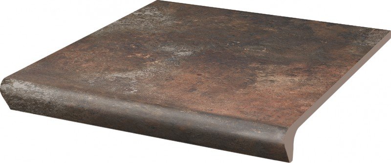 Arteon taupe kapinos stopnica prosta - schodovka s nosem 30x33 hnědá
