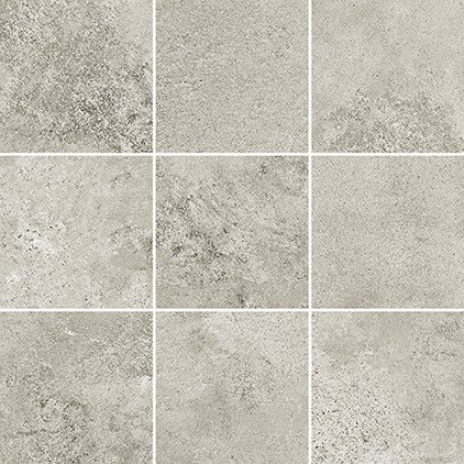 Quenos Light Grey Mosaic Matt Bs - dlaždice mozaika 29,8x29,8 šedá matná