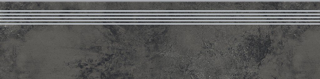 Quenos Graphite Steptread - schodovka rektifikovaná 29,8x119,8 šedá matná