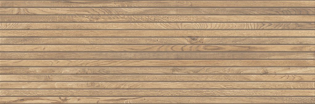 Almera Wood Beige Structure Matt Rect - obkládačka rektifikovaná 39,8x119,8 hnědá