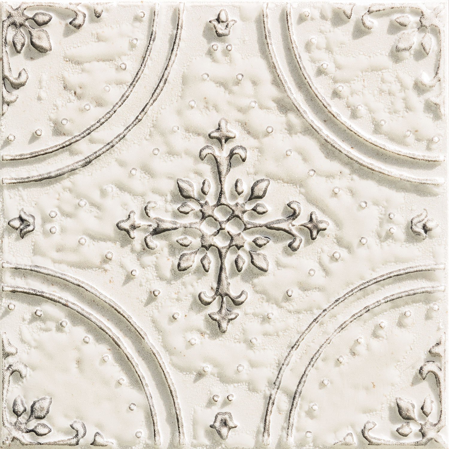 Tubadzin Tinta white - obkládačka inzerto 14,8x14,8 bílá 6004321, cena za 1.000 ks