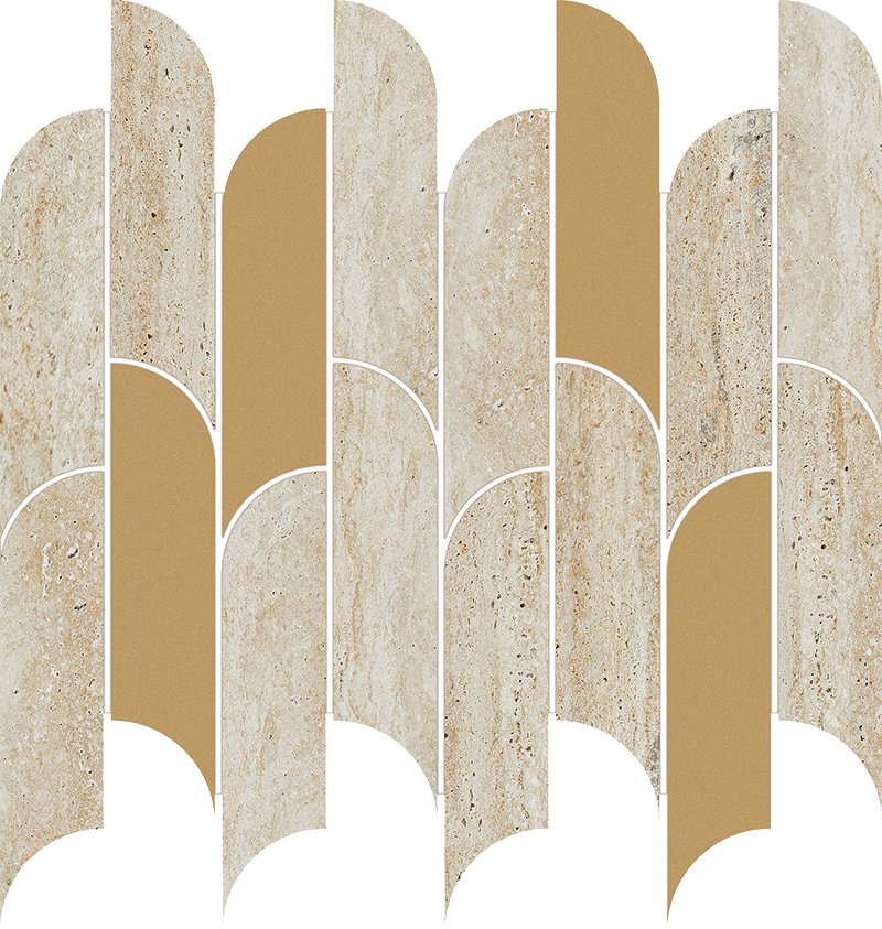 Tissue beige mozaika scienna - obkládačka mozaika 29,8x27,2 béžová 6005377