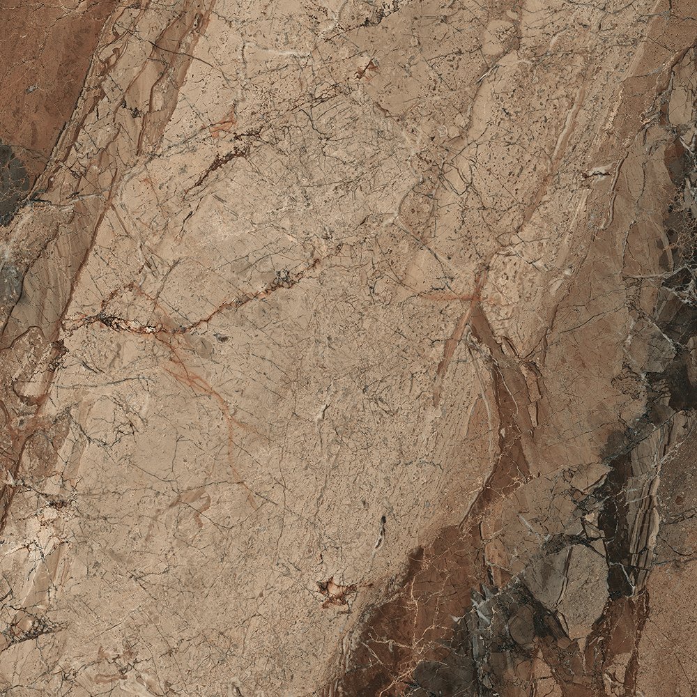 Lounge stone brown sat str - dlaždice rektifikovaná 119,8x119,8 hnědá