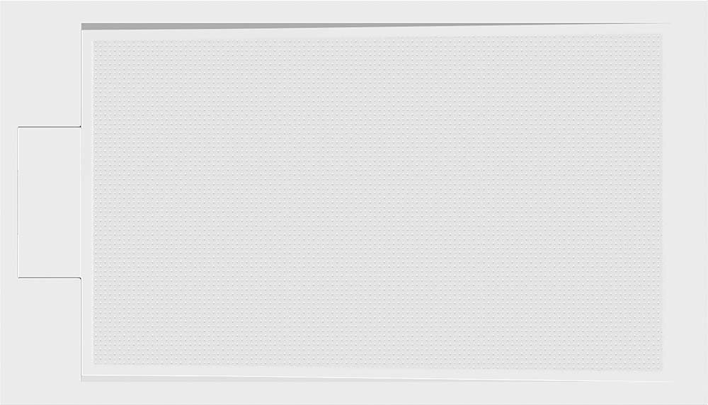 Gelco Sprchová vanička Ema - litý mramor - obdélníková 110x90 cm, bílá profilovaná PE11090