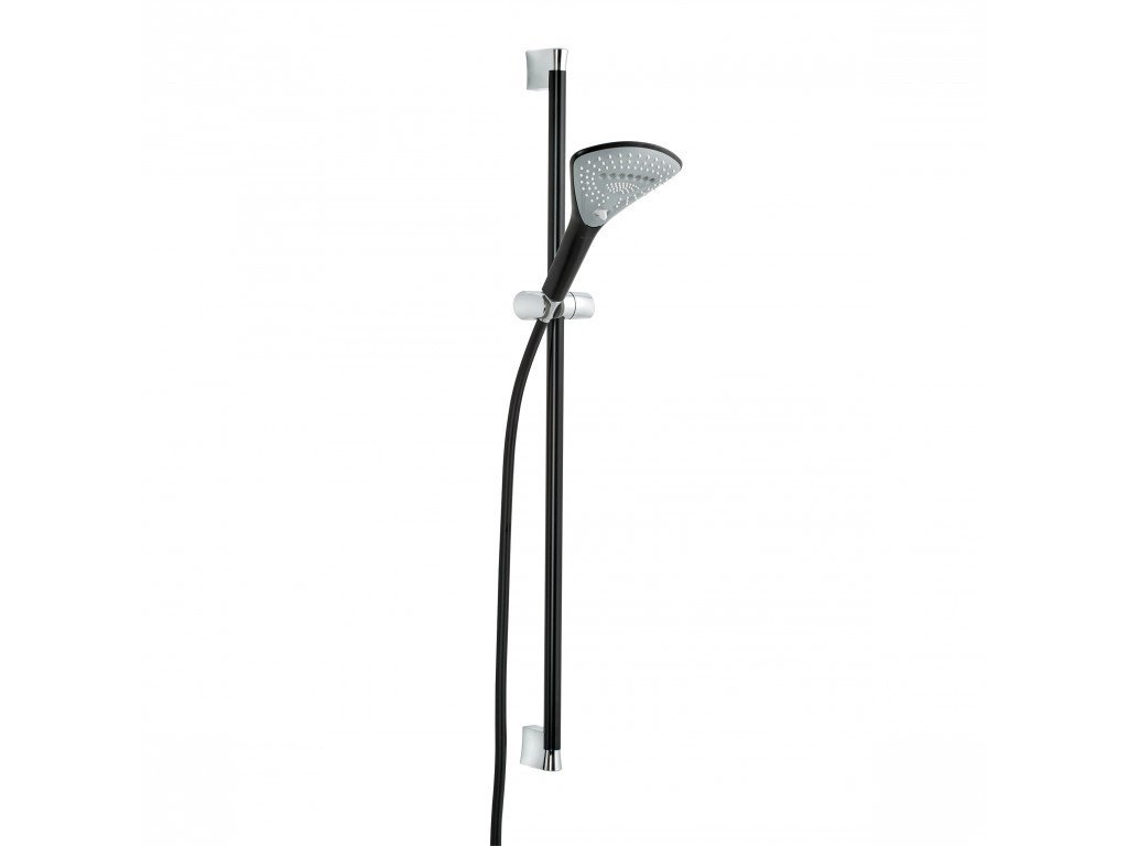 Fizz - sprchová tyč 90 cm, ruční sprcha 3-polohová, hadice 160 cm, černá 6774087-00