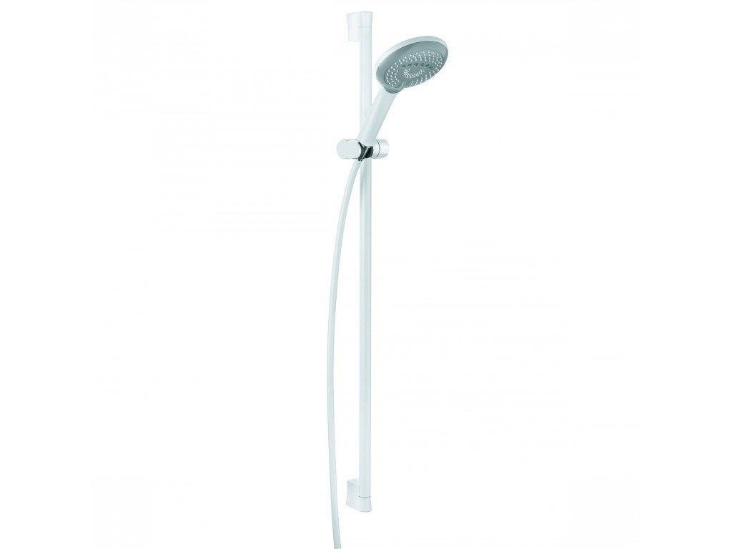 Freshline - sprchová tyč 90 cm, ruční sprcha 3-polohová, hadice 160 cm, bílá 6794091-00