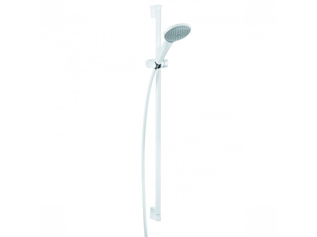 Freshline - sprchová tyč 90 cm, ruční sprcha 1-polohová, hadice 160 cm, bílá 6784091-00
