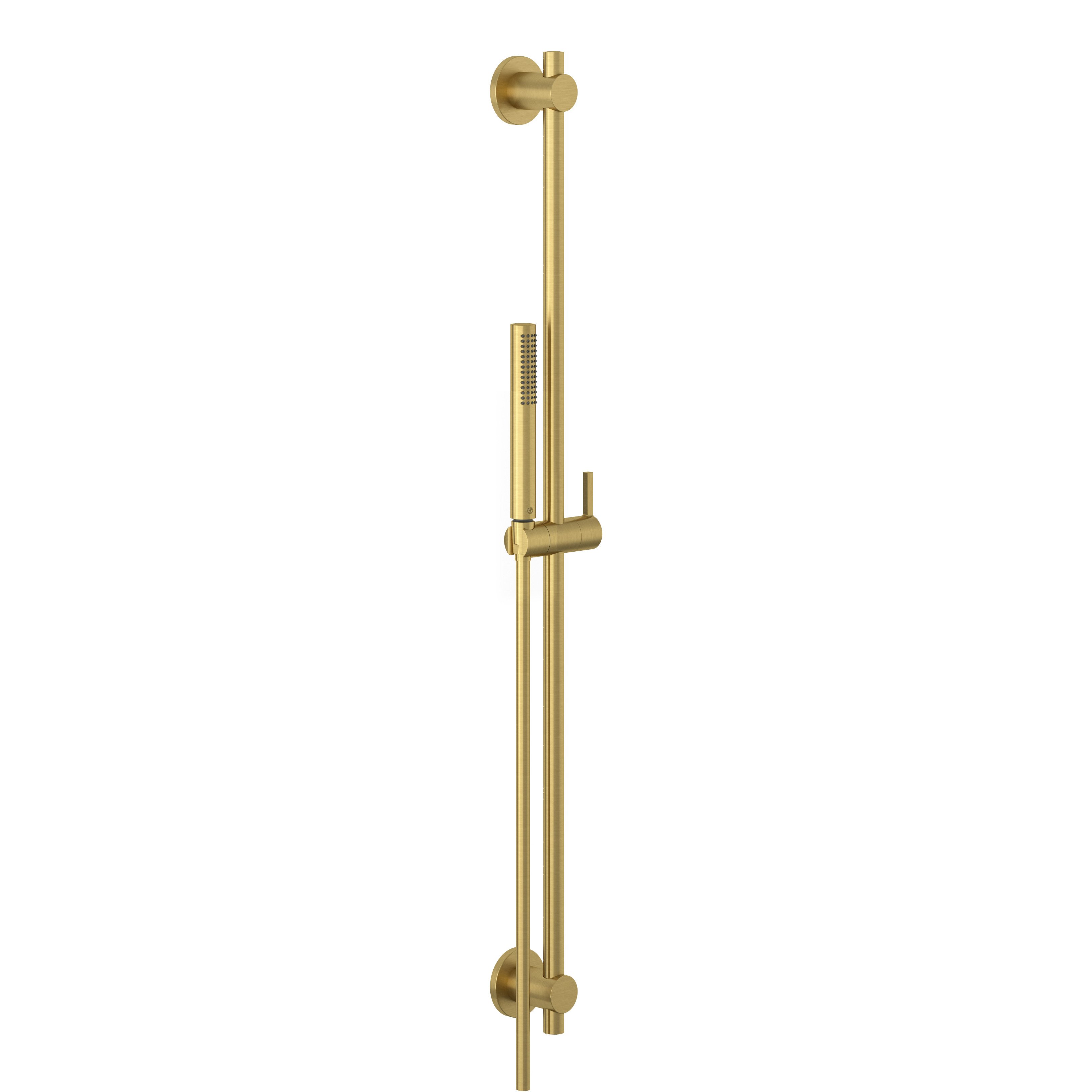 Nova Fonte - sprchová tyč 90 cm, ruční sprcha 1-polohová, hadice 160 cm, kartáčované zlato 20840N0-15