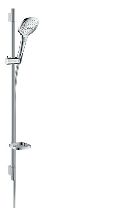 Hansgrohe Raindance Select E 120 sprchová sada 3jet se sprchovou tyčí 90 cm a miskou na mýdlo 26621000