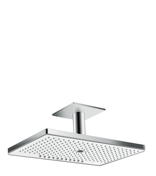 Hansgrohe Rainmaker Select horní sprcha 460 3jet EcoSmart 9 l/min s přívodem od stropu, bílá/chrom 24016400