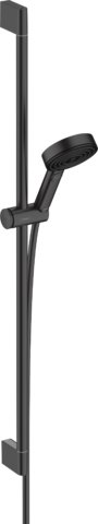 Pulsify Select S sprchová sada 105 3jet Relaxation EcoSmart se sprchovou tyčí 90 cm, matná černá 24171670