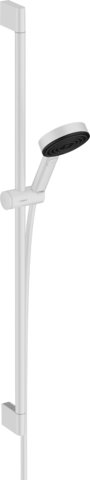 Pulsify Select S sprchová sada 105 3jet Relaxation EcoSmart se sprchovou tyčí 90 cm, matná bílá 24171700