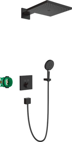 Raindance E Sprchový systém pro podomítkovou instalaci s termostatem Select, matná černá 27939670