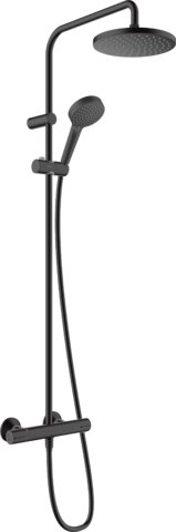Vernis Blend Showerpipe 200 1jet EcoSmart s termostatem, matná černá 26089670