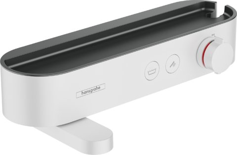 ShowerTablet Select vanový termostat 400 na stěnu, matná bílá